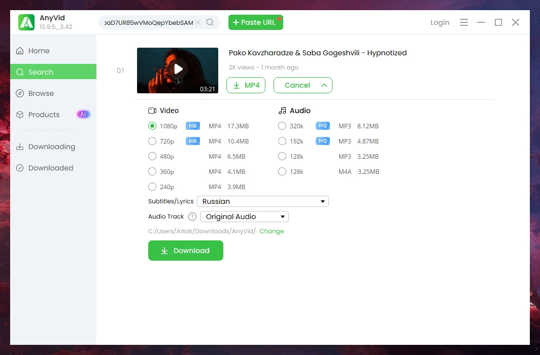 AmoyShare AnyVid 10.9.5 — изображение 3