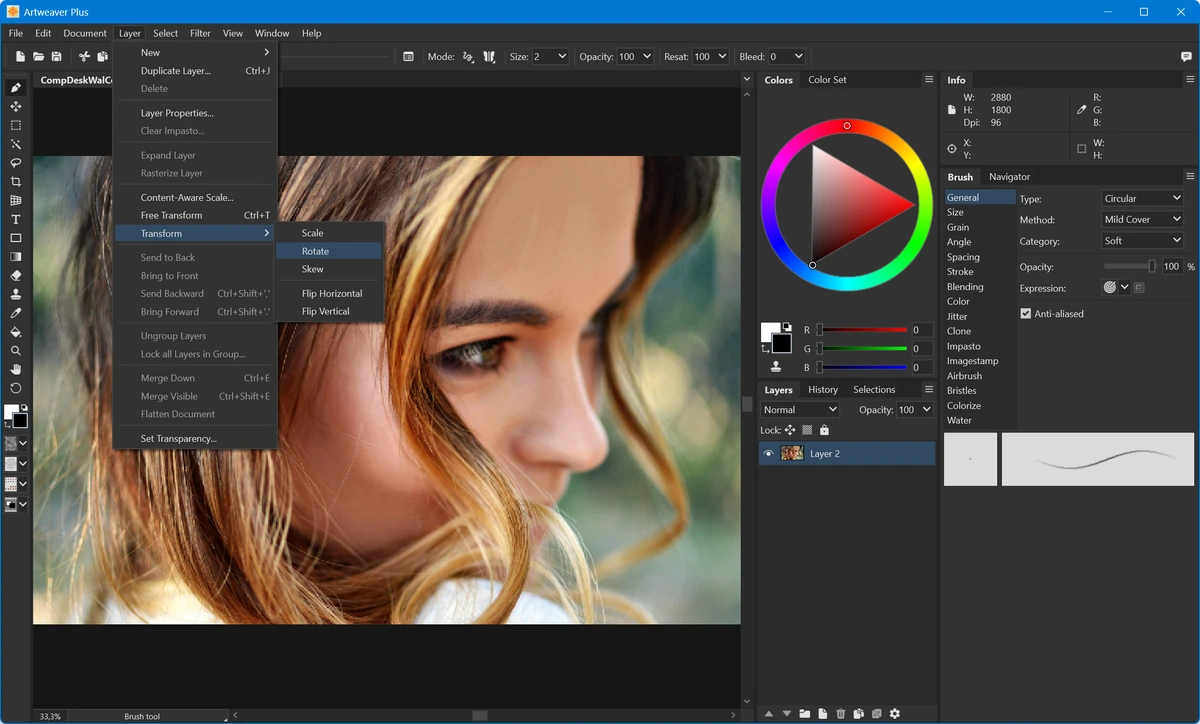 Набор инструментов для рисования Artweaver Plus 8.1.1.3587 — изображение 3