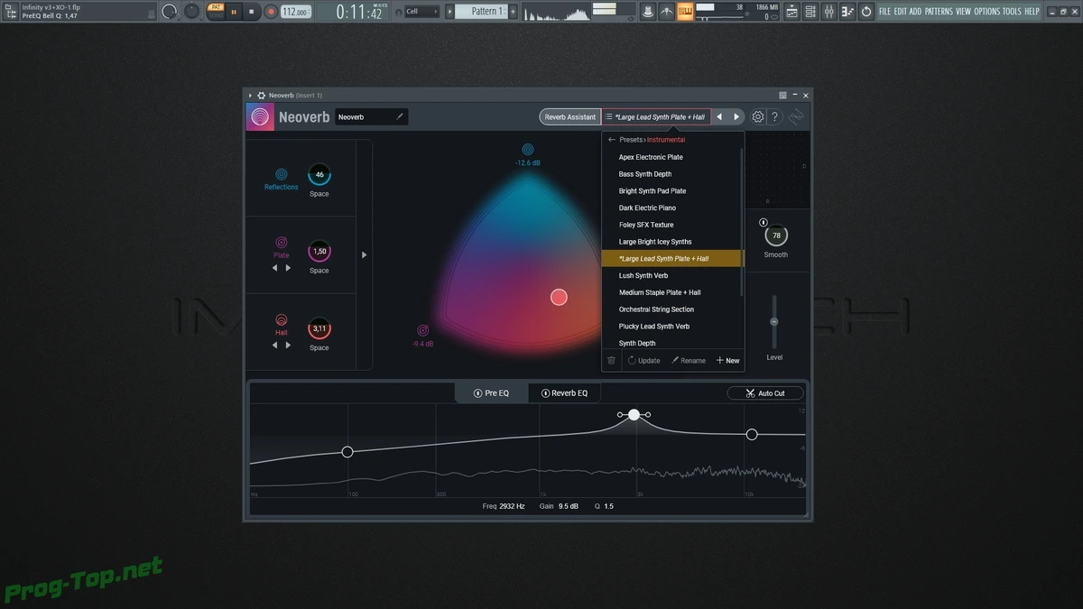 Настройка реверберации - iZotope - Neoverb 1.0.0 VST, VST3, AAX (x64) RePack by R2R — изображение 3