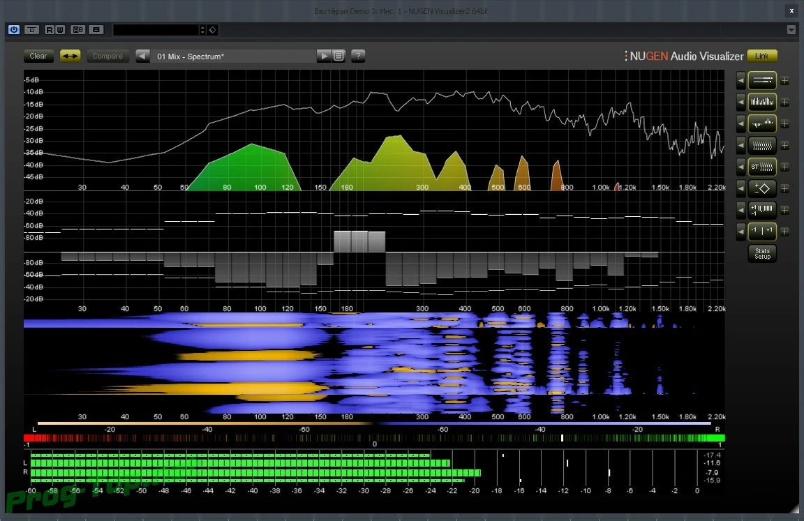 Анализатор звука - NUGEN Audio - Visualizer v2.1.0.2 x86 x64 STANDALONE, VST, VST3, AAX Retail — изображение 3