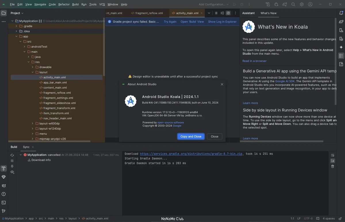 Android Studio Koala | 2024.1.1 Build #AI-241.15989.150.2411.11948838 + Portable — изображение 3