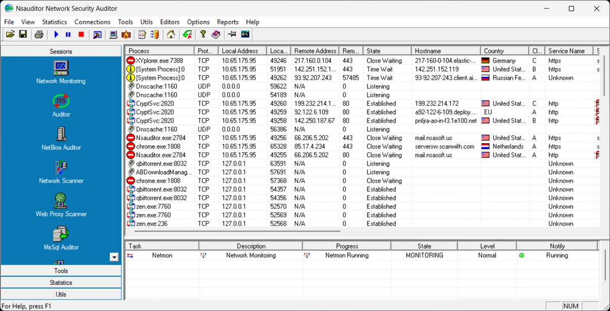 Nsauditor Network Security Auditor 3.2.7 — изображение 3