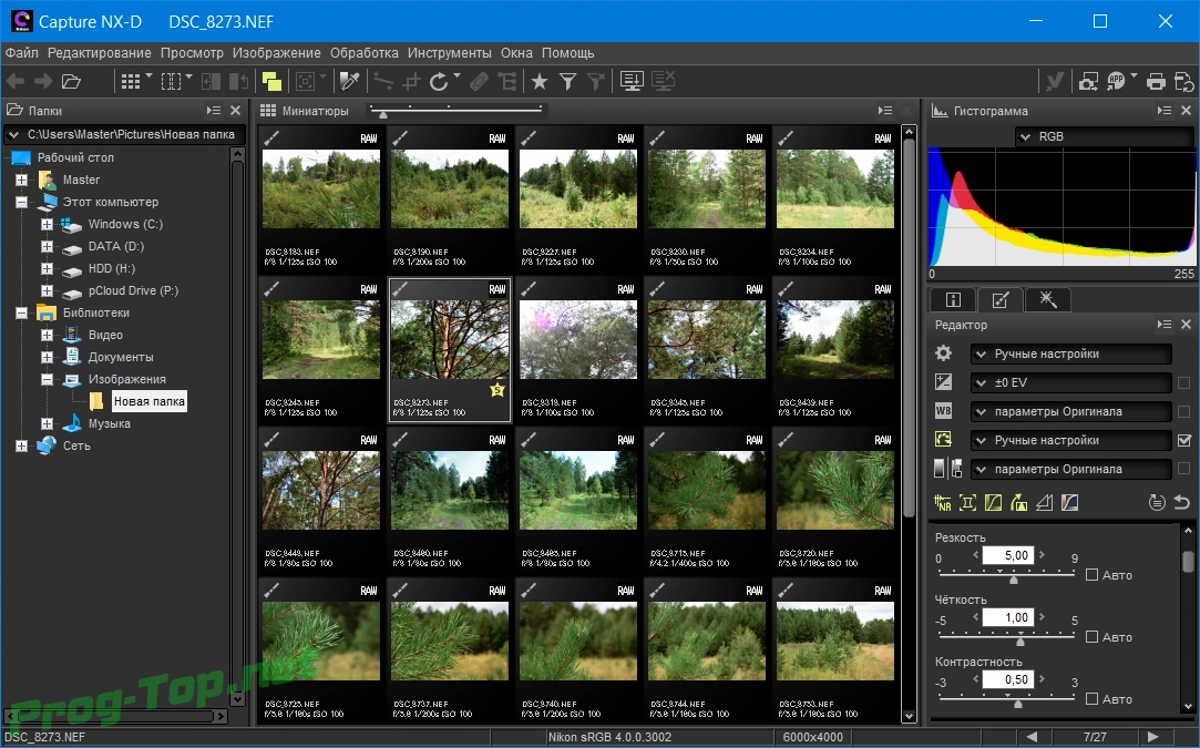 Обработка фото с цифровой камеры - Nikon Capture NX-D 1.6.3 — изображение 3
