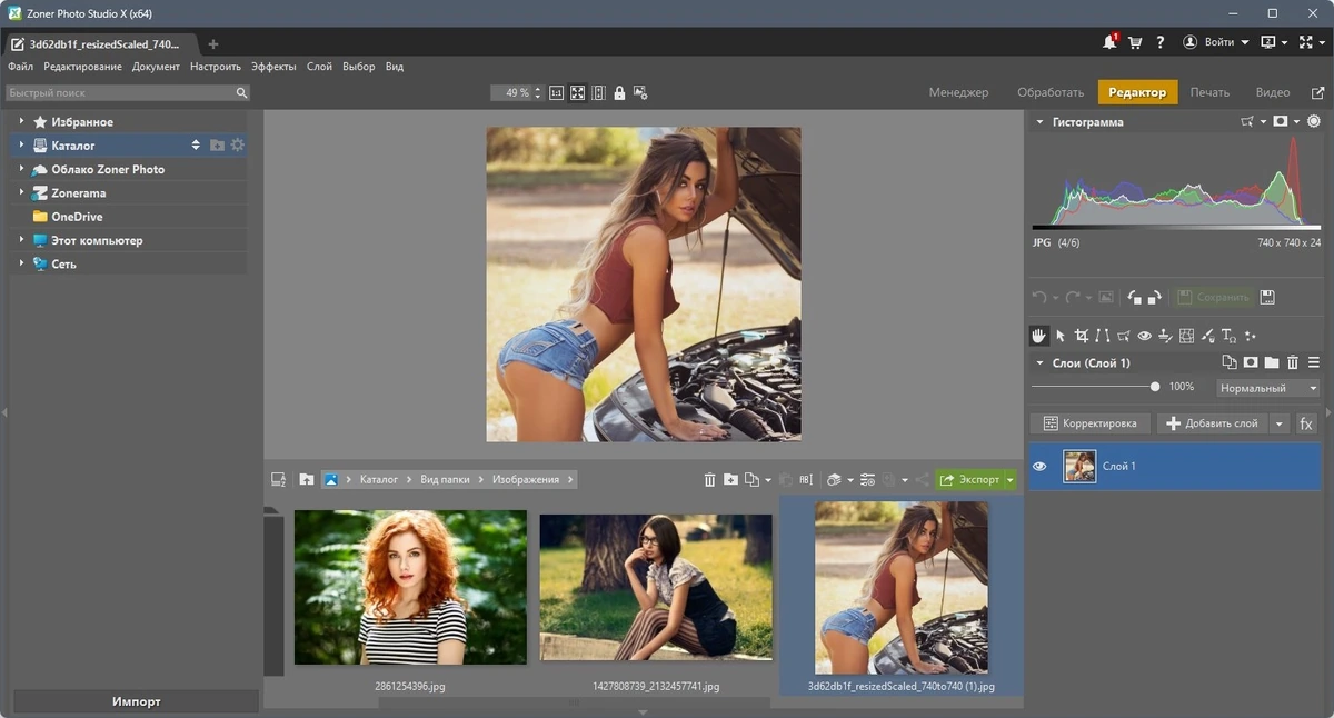 Обработка фотоснимков - Zoner Photo Studio X 19.2309.2.507 Portable by 7997 — изображение 3