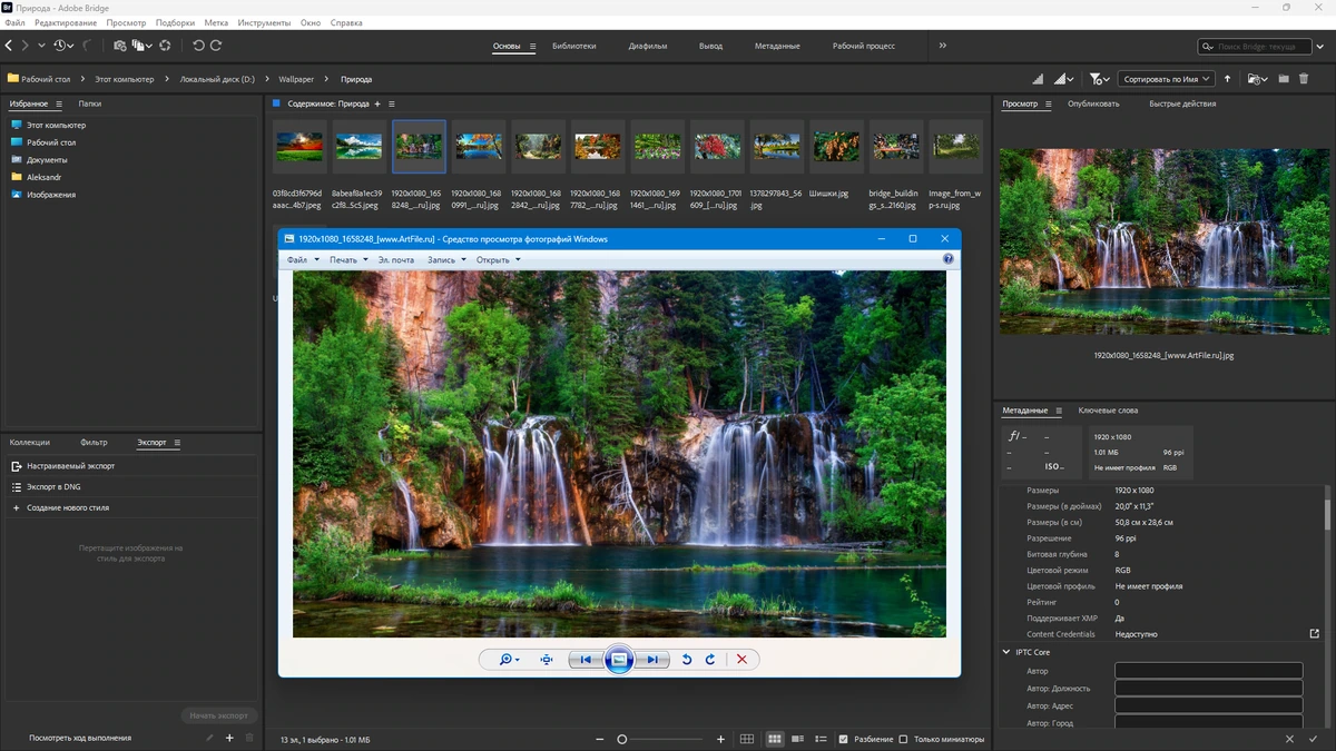 Обработка графики Adobe Bridge 2025 15.0.4.534 by KpoJIuK — изображение 3