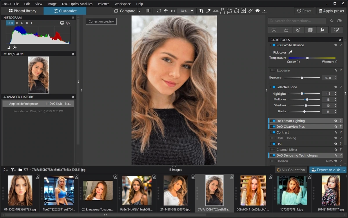Обработка RAW и JPEG изображений - DxO PhotoLab Elite 7.4.0 build 151 RePack by KpoJIuK — изображение 3