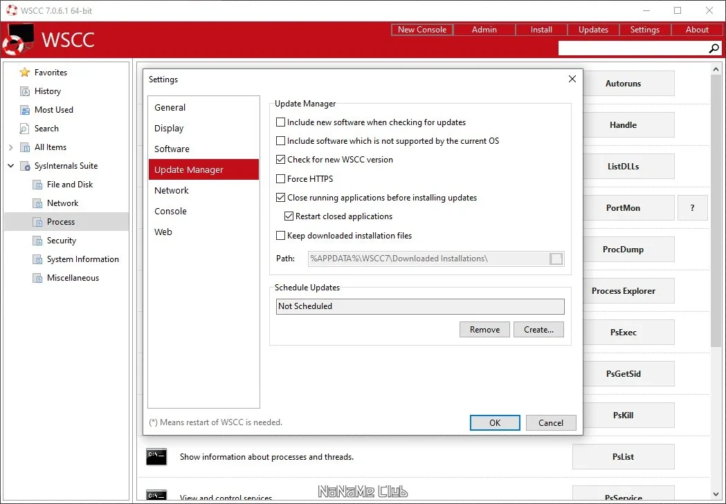 Обслуживание ПК WSCC (Windows System Control Center) 7.0.6.1 + Portable — изображение 3