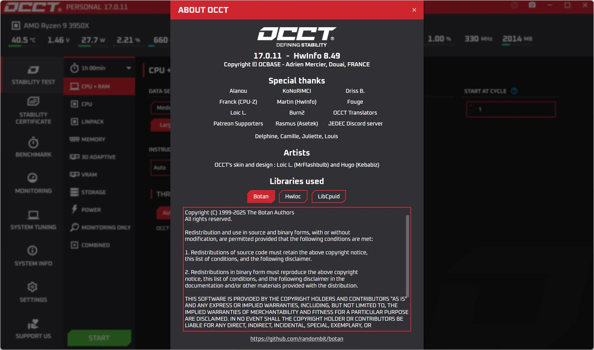 OCCT 17.0.11 Portable — изображение 3