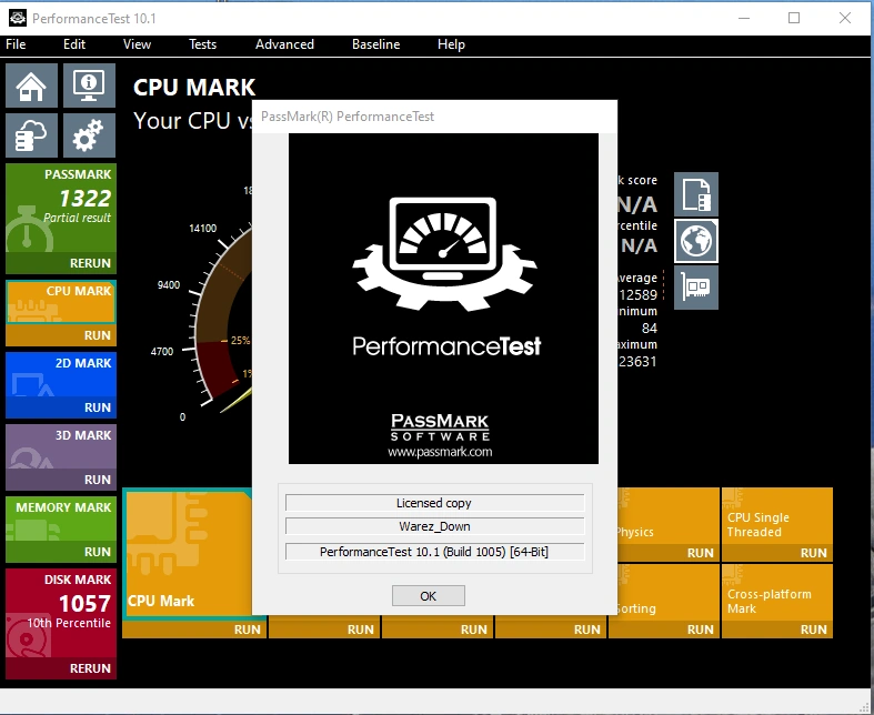 Оценка производительности компьютера - PassMark PerformanceTest 10.1 Build 1005 RePack (& Portable) by elchupacabra — изображение 3