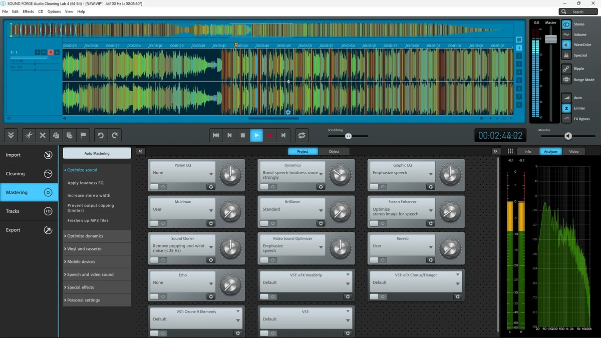 Оцифровка звука - MAGIX SOUND FORGE Audio Cleaning Lab 4 26.0.0.23 (x64) Portable by 7997 — изображение 3
