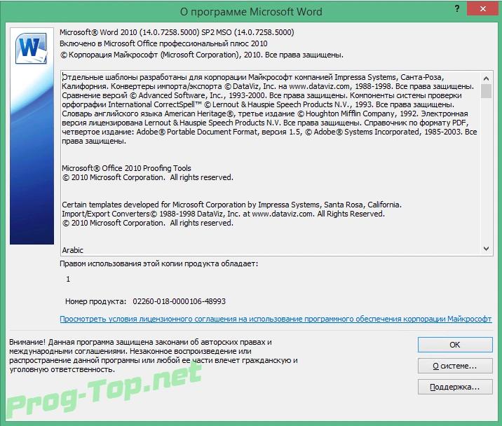 Office 2010 с активацией Pro Plus + Visio Premium + Project Pro + SharePoint Designer SP2 14.0.7258.5000 VL (x86) RePack by SPecialiST v20.9 — изображение 3
