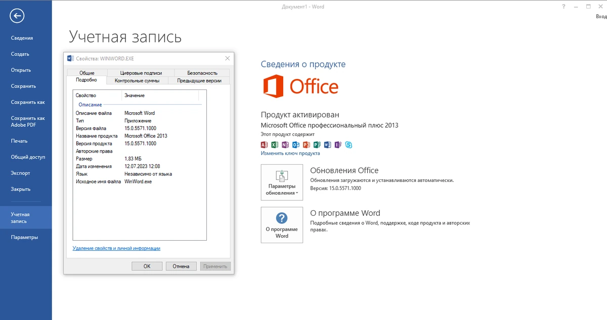 Офисный пакет Office 2013 Professional Plus / Standard + Visio + Project 15.0.5571.1000 (2023.07) by KpoJIuK — изображение 3