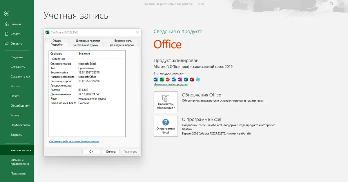 Офисный пакет 2019 - Office 2016-2019 Professional Plus / Standard + Visio + Project 16.0.12527.22270 (2022.12) (W 7, 8.1, 10, 11) RePack by KpoJIuK — изображение 3