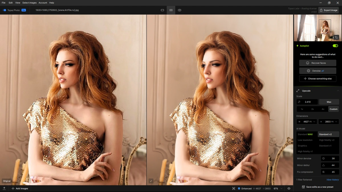 Оптимизация качества фото Topaz Photo 1.0.1 by KpoJIuK — изображение 3