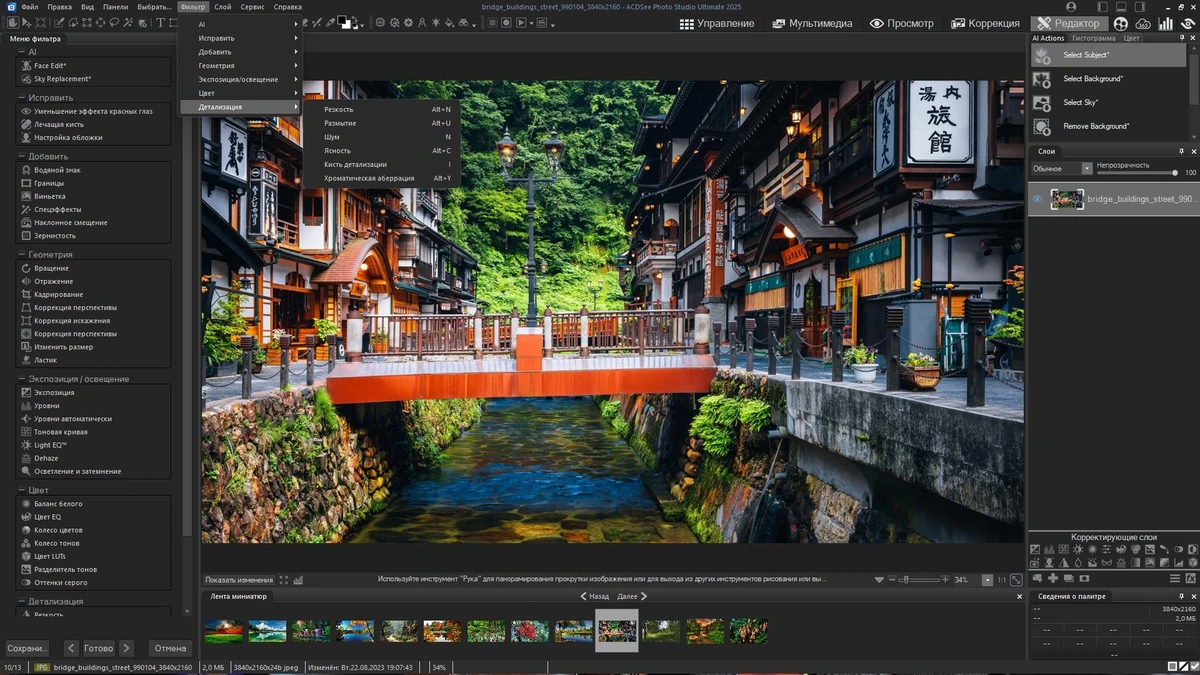 Пакетная обработка цифровых фотографий ACDSee Photo Studio Ultimate 2025 18.1.0.4072 Full / Lite by KpoJIuK — изображение 3