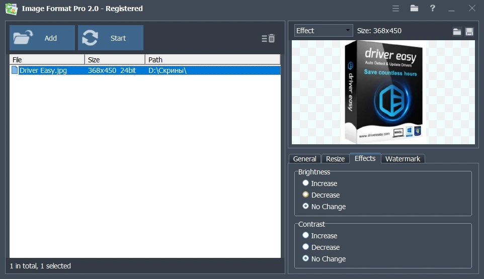 Пакетное преобразование изображений Image Format Pro 2.0.0.0 Полная + Портативная версии by elchupacabra — изображение 3