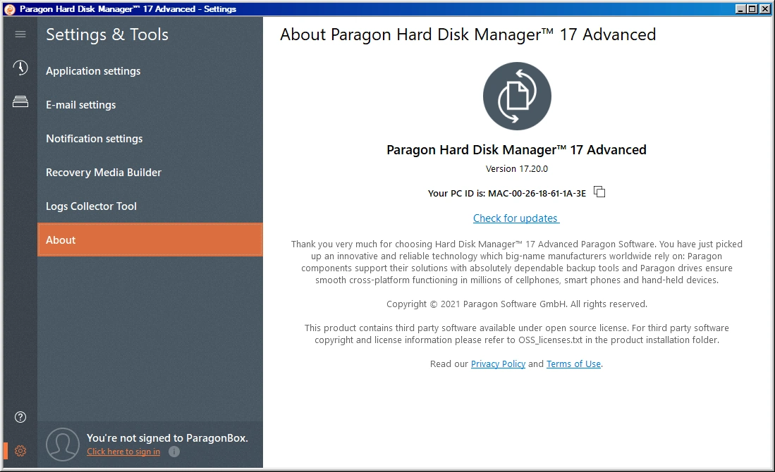 Paragon Hard Disk Manager Advanced 17.20.0 RePack by elchupacabra — изображение 3