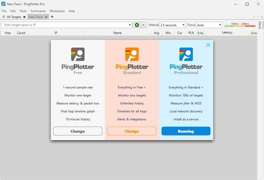 Устранение неполадок сети PingPlotter Pro 5.25.7.9052 — изображение 3