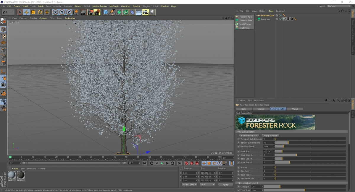3DQUAKERS - Forester 1.5.2 (x64) For Cinema4D — изображение 3