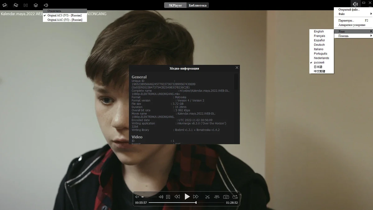 Плеер с кодеками - 5KPlayer 6.9 — изображение 3