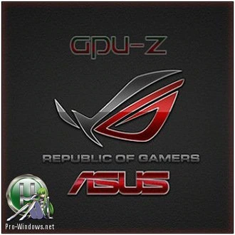 Инфа о видеокарте — GPU-Z 2.43.0 + ASUS_ROG