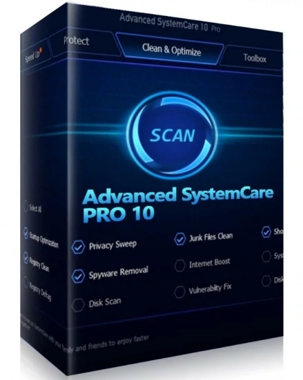 Комплексное обслуживание Windows — Advanced SystemCare Pro 15.5.0.263 Portable by zeka.k
