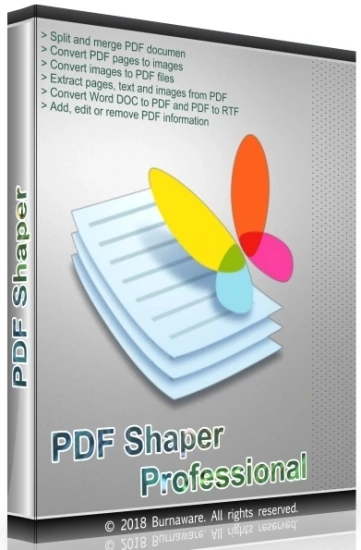 Модификация PDF файлов — PDF Shaper Professional 12.5 RePack (& Portable) by elchupacabra