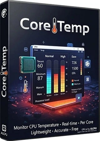 Мониторинг температуры процессора Core Temp 1.20.1 + Portable