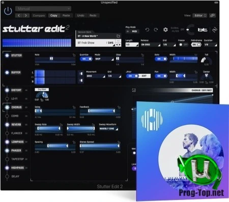 Обработка звуковых эффектов — iZotope — Stutter Edit 2 2.0.0 VST, VST3, AAX (x64) RePack by R2R