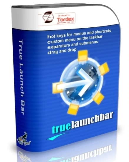 Порядок на рабочем столе True Launch Bar 8.0 + portable