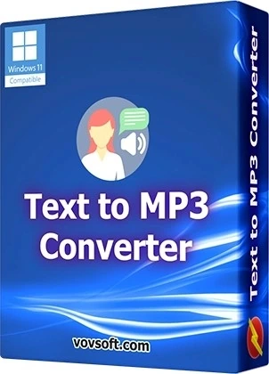 Преобразование текста в речь Vovsoft Text to MP3 Converter 4.1