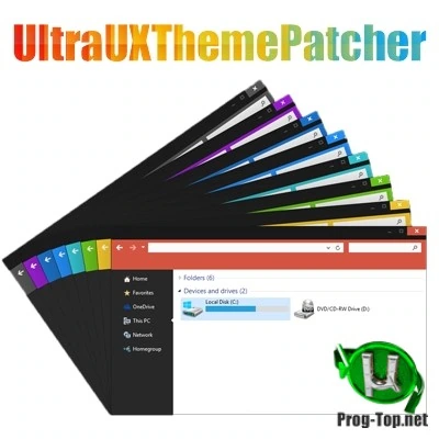 Применение сторонних тем Windows — UltraUXThemePatcher 3.8.2