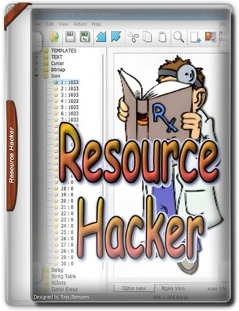 Программа для просмотра ресурсов Resource Hacker 5.2.8.448 by alexalsp