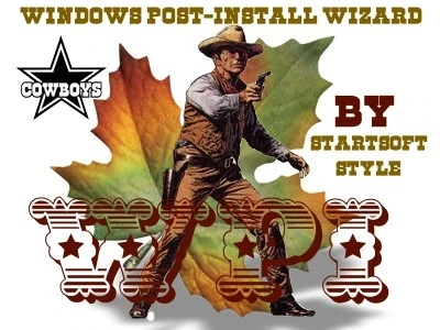 Программы с автоустановкой — Windows Post-Install Wizard by StartSoft Cowboy Style Retro 04-2020