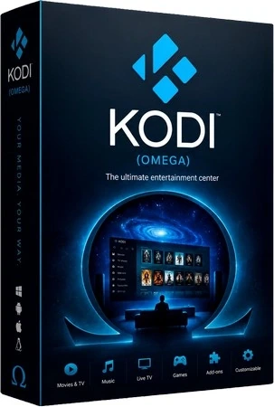 Просмотр медиаконтента Kodi 21.3 (Omega)