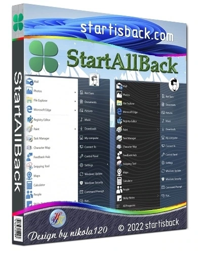 Пуск как в Windows 7 StartAllBack 3.8.12.5190 RePack by elchupacabra