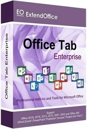 Работа с большим числом открытых документов Office Tab Enterprise 18.00 by KpoJIuK