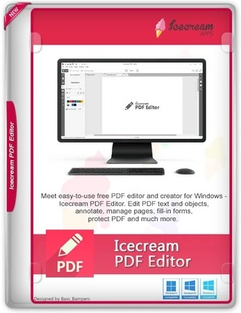 Редактирование текста в PDF Icecream PDF Editor Pro 3.29