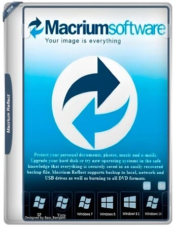 Резервное копирование системы целиком Macrium Reflect Server Plus v 8.0.7175 x64 BootCD