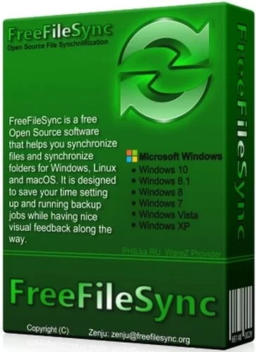 Синхронизация файлов — FreeFileSync 11.15
