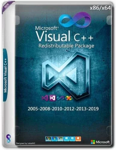 Системная библиотека Windows — Microsoft Visual C++ 2005-2008-2010-2012-2013-2019-2022 Redistributable Package Hybrid x86/x64 (23.01.2022)