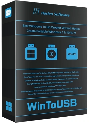 Создание загрузочного диска — WinToUSB Technician 8.2 Portable by FC Portables