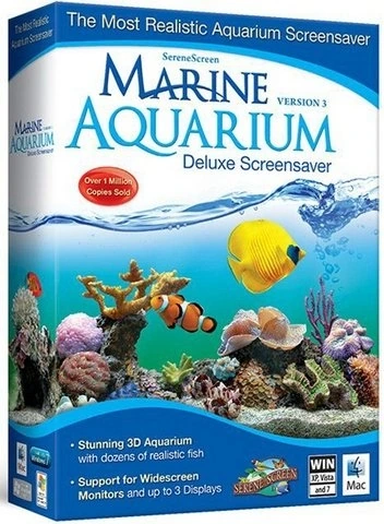 Суперский скринсейвер — SereneScreen Marine Aquarium 3.3.6381 RePack (& Portable) by elchupacabra