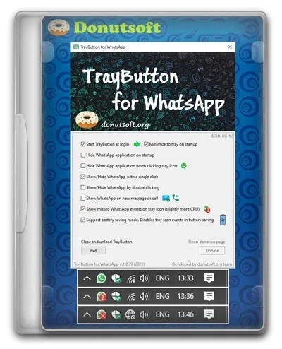 TrayButton for WhatsApp 1.0.83