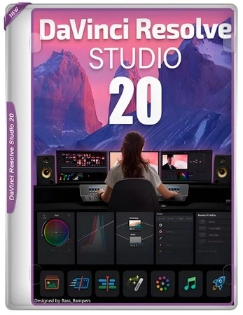 Цветокоррекция видео Blackmagic Design DaVinci Resolve Studio 20.2.3 Build 6 by KpoJIuK
