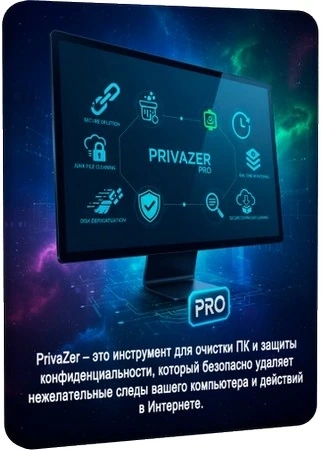 Удаление с ПК личных данных PrivaZer Pro 4.0.115 + Portable