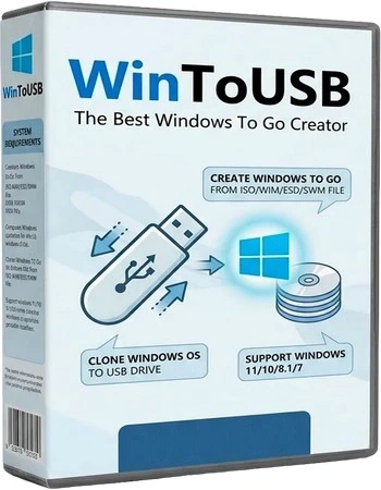 Установщик Windows WinToUSB Free / Pro / Enterprise 10.8.0.2